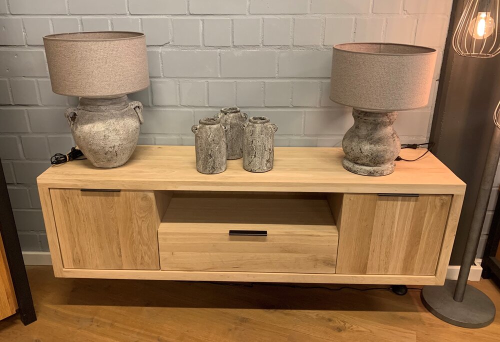 TV-H&auml;ngeschrank "Capri" aus Eichenholz