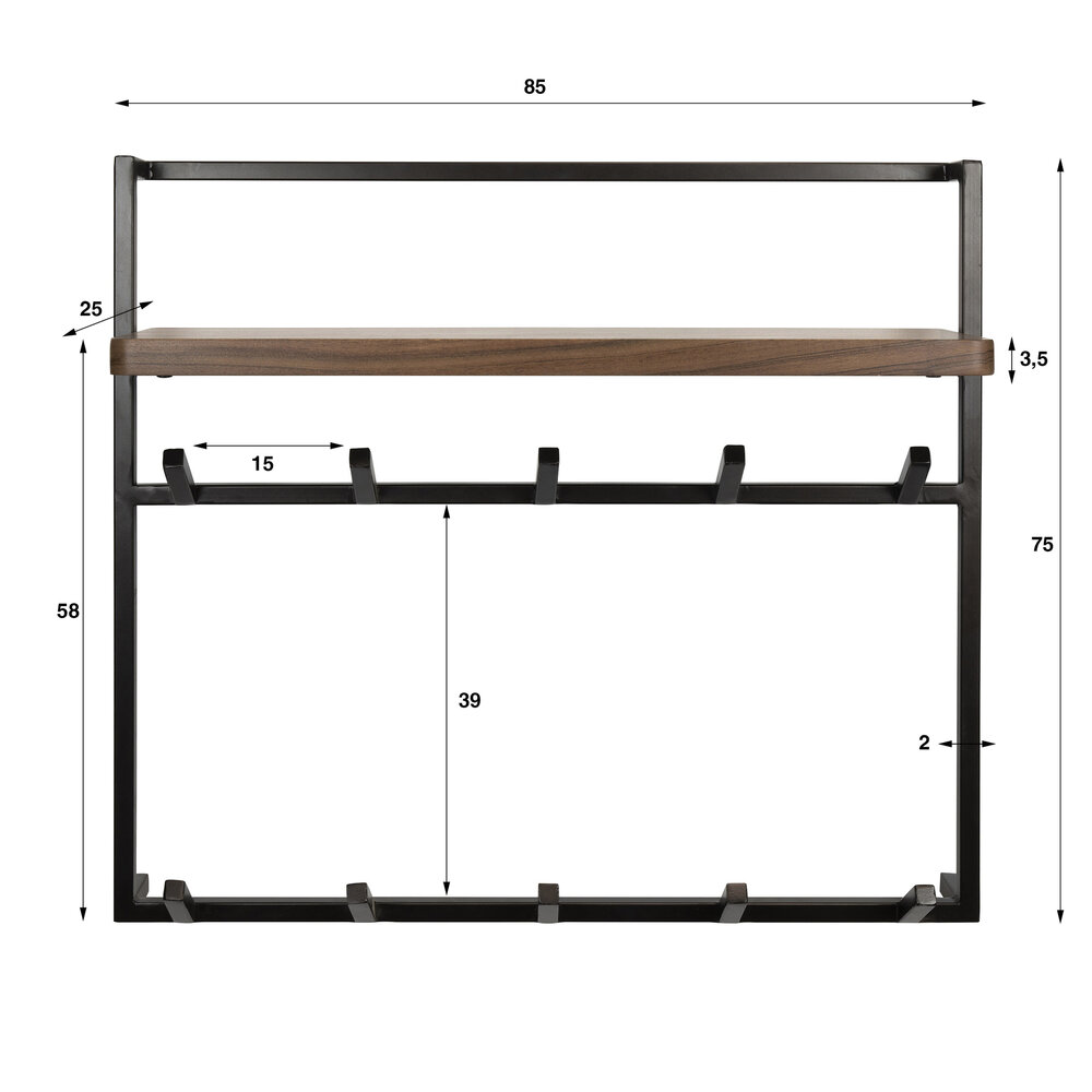 Garderobe Air Pure hoch 2x5H