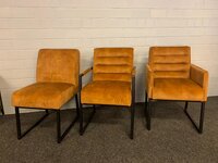 esszimmerst&uuml;hle gold samt