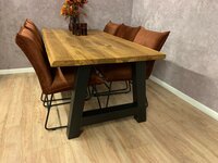 Esstisch Massivholz Baumkante