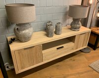 TV-H&auml;ngeschrank "Capri" aus Eichenholz