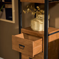 B&uuml;cherregal New York Schubladen