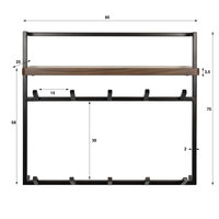 Garderobe Air Pure hoch 2x5H