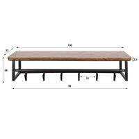 Garderobe Edge Curve 6 Haken