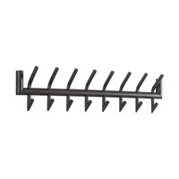 Garderobe Tubo 2x8 Haken - Matt dunkelgrau