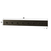 Garderobe Terra 8 Haken - Drift brown