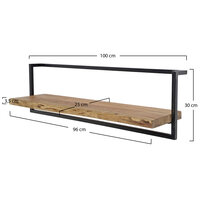 Wandregal Edge Frame 100