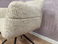 Webstoff stuhl drehbar