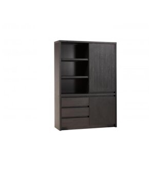 schwarze highboard