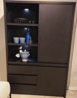 buffetschrank schwarz modern