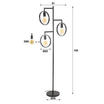 Stehlampe Nicosia