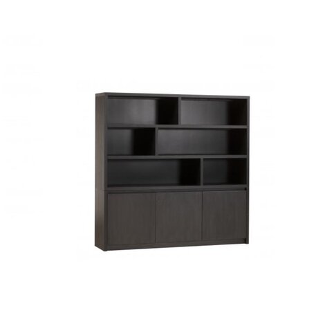 schwarzes highboard