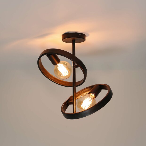 Deckenleuchte Hover 2-Fassungen / Charcoal